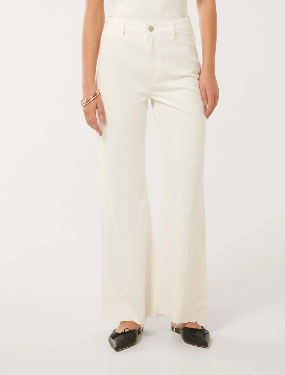 Celia Cropped Wide-Leg Jeans