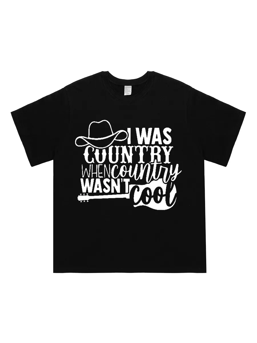 (2-Pack) I Was Country When Country Wasn't Cool T-shirt