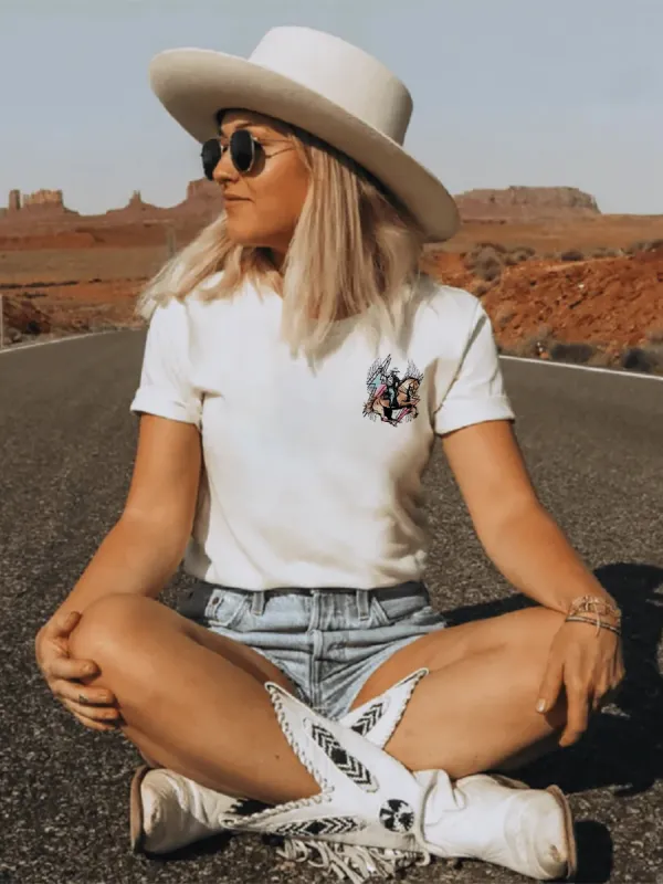 Western Desert Pattern T-shirt