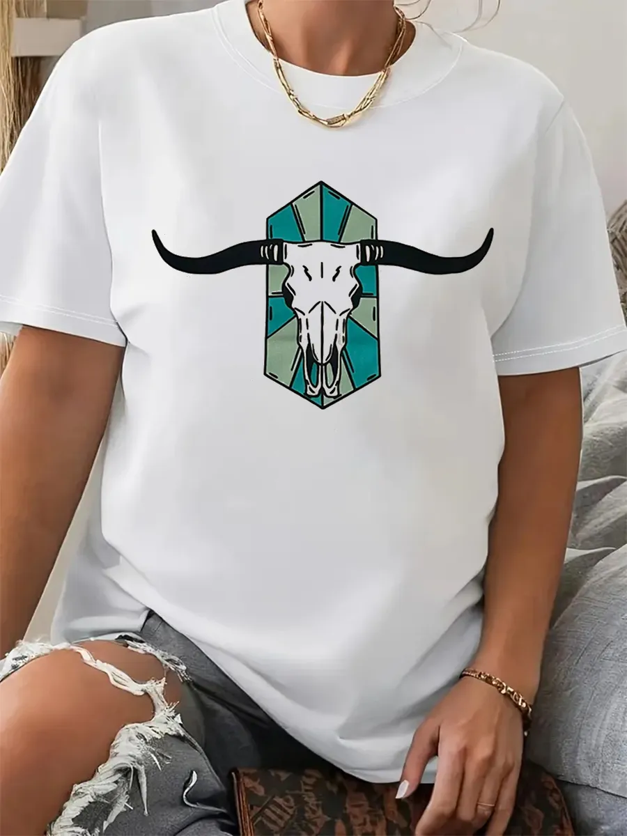 Aztec Western Casual Cowboy T-shirt