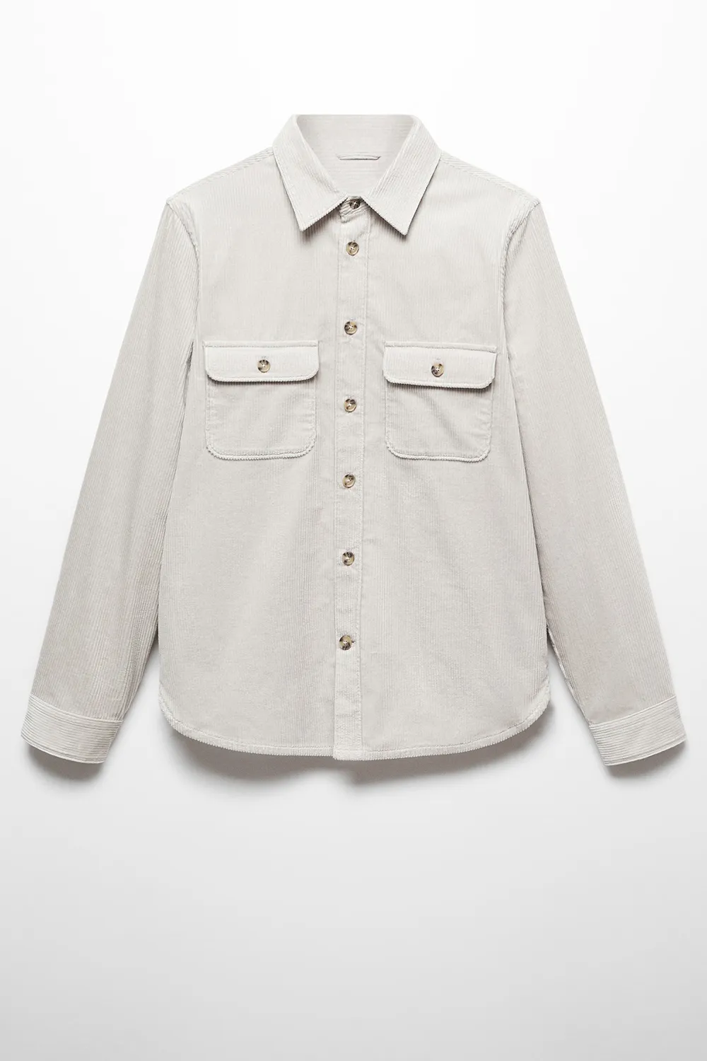 Corduroy pockets overshirt