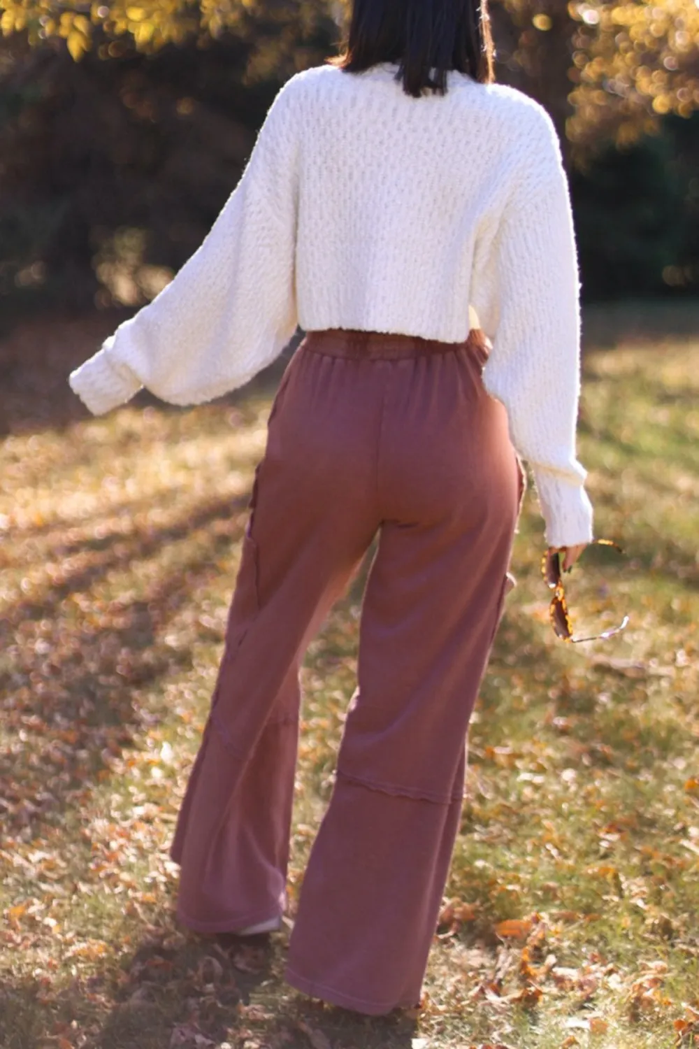 Comfy Casual Wide Leg Cargo Pants