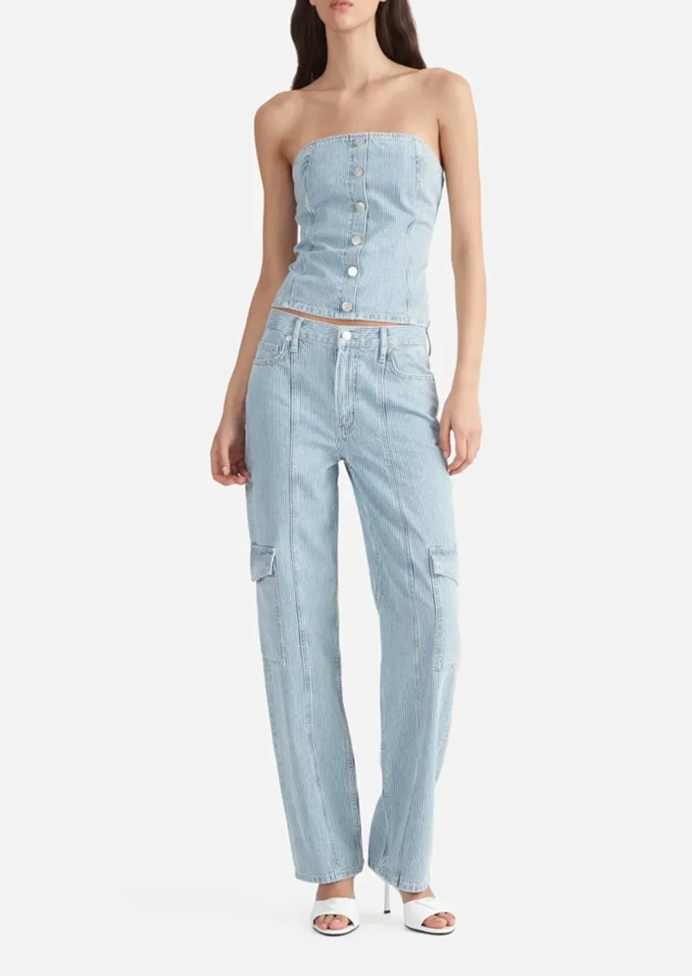 DIANA DENIM UTILITY PANT