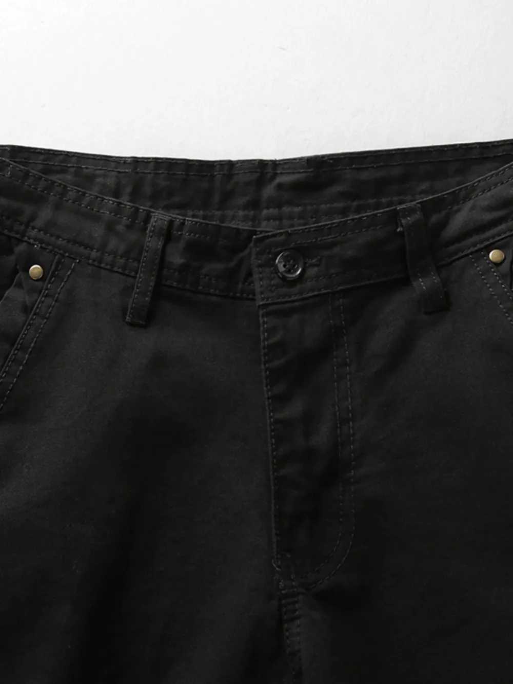 Man Stud Pocket Chino Shorts