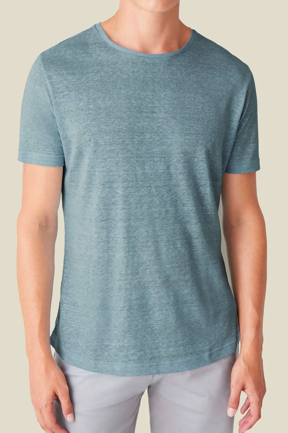 Non-Stretch Linen T-Shirt