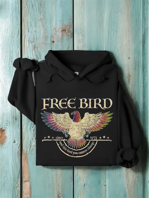 Freebirds Lynyrd Skynyrd Since 1973 Vintage Music Hoodie