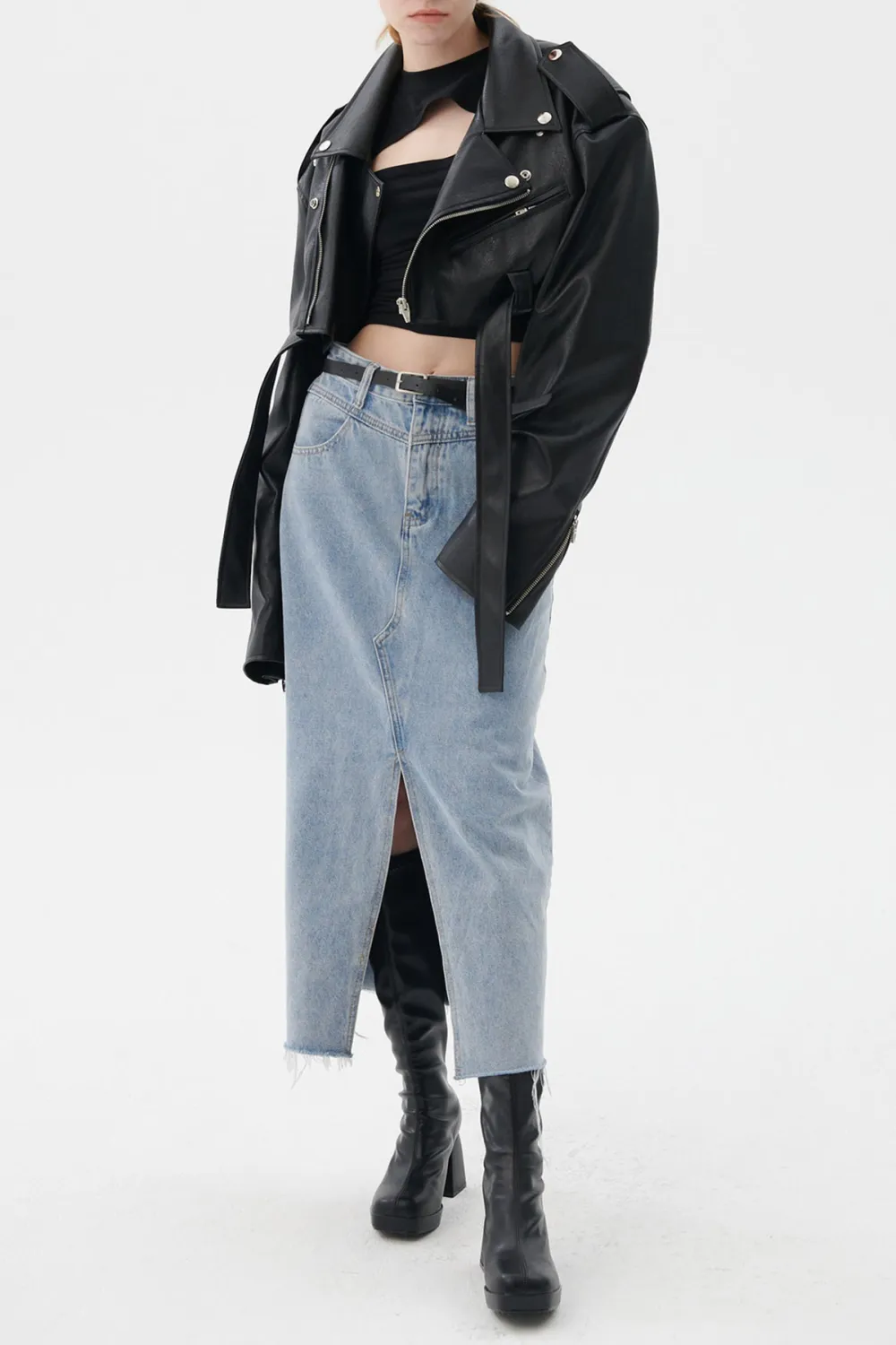 Emma Cropped Rider Jacket