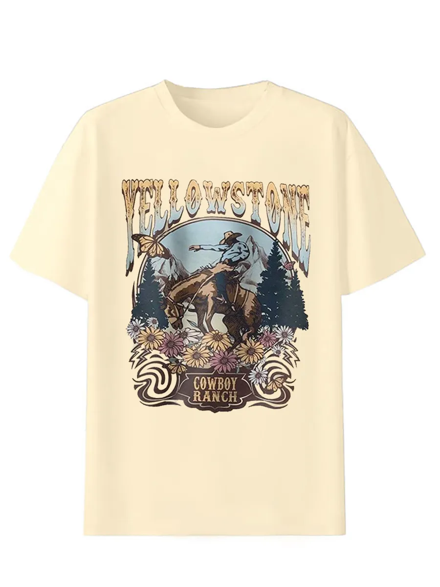 Yellowstone Country Club Pattern T-shirt