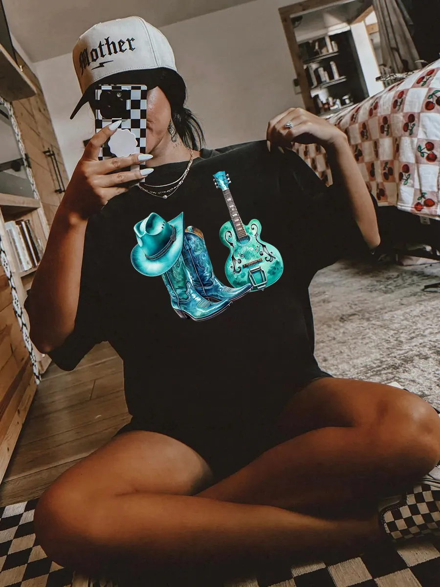 Turquoise Cowgirl T-shirt