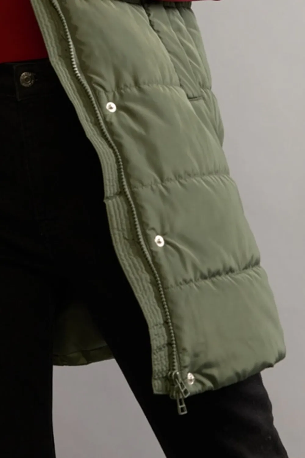 Marian Long Puffer Vest