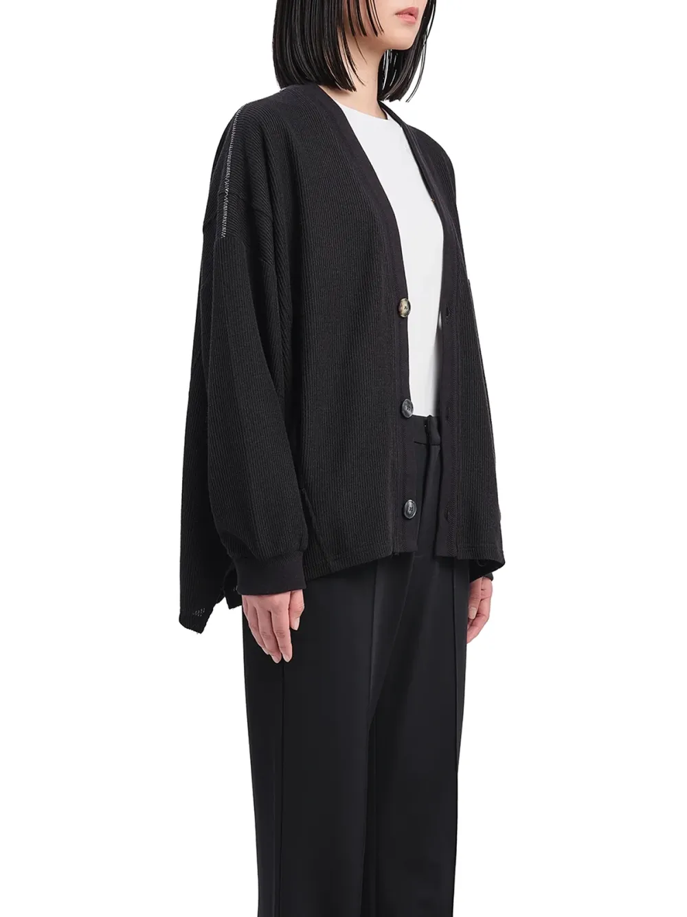 Oversized Cut Sewn Cardigan