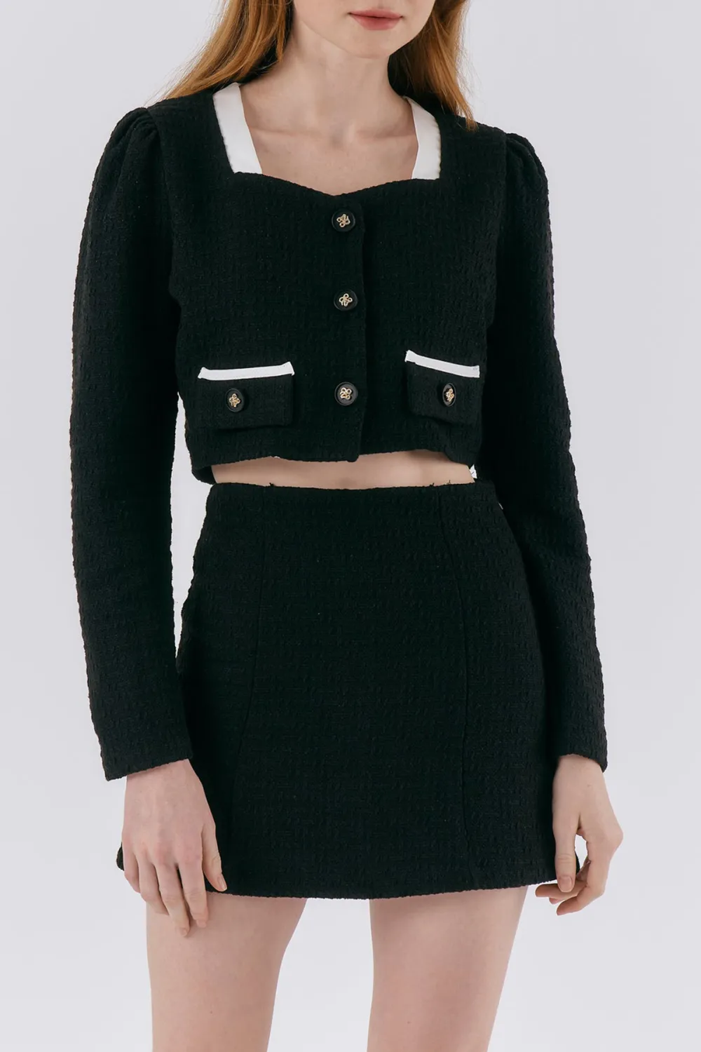 Ashley Tweed Cropped Jacket