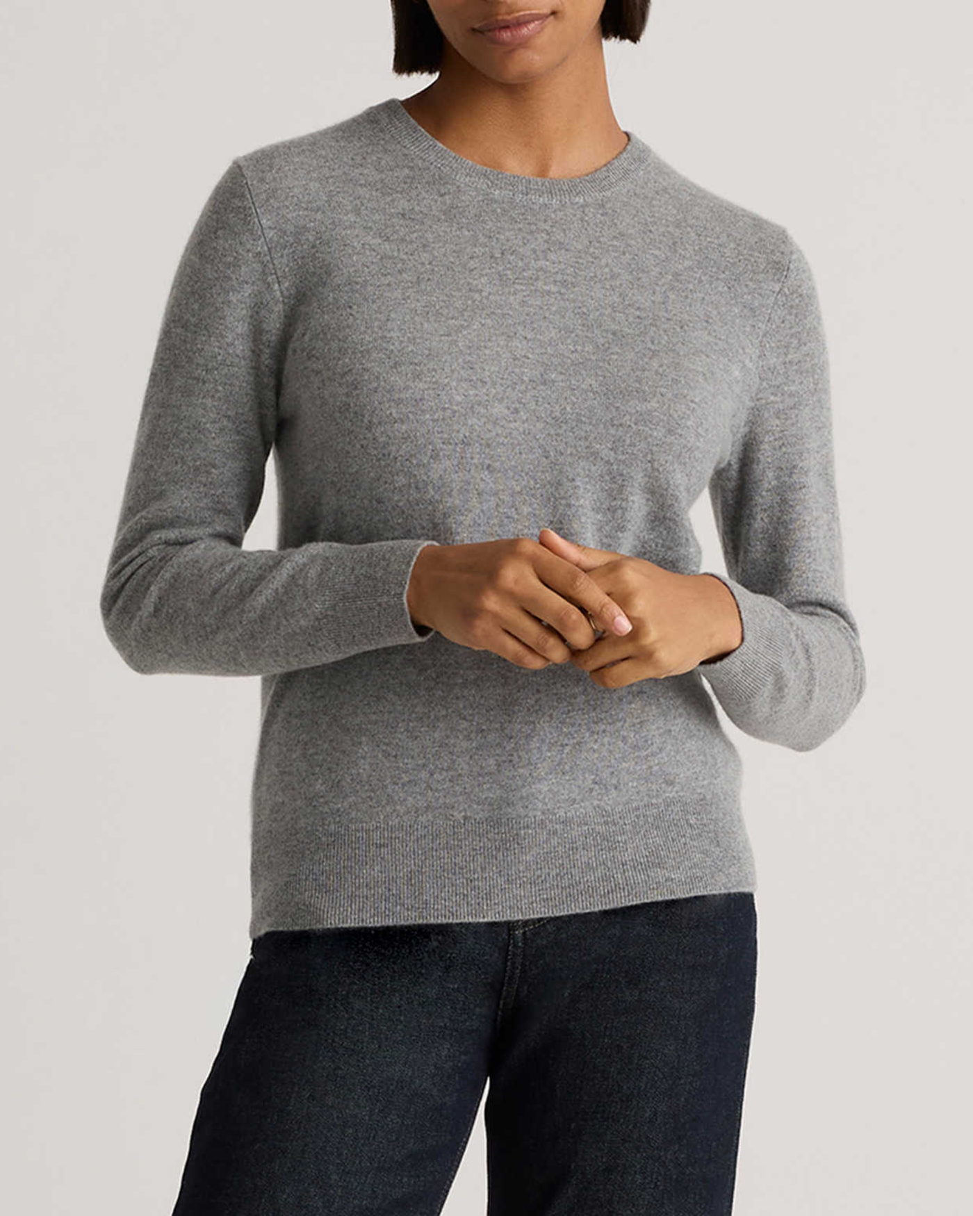 Regular Mongolian Cashmere Crewneck Sweater