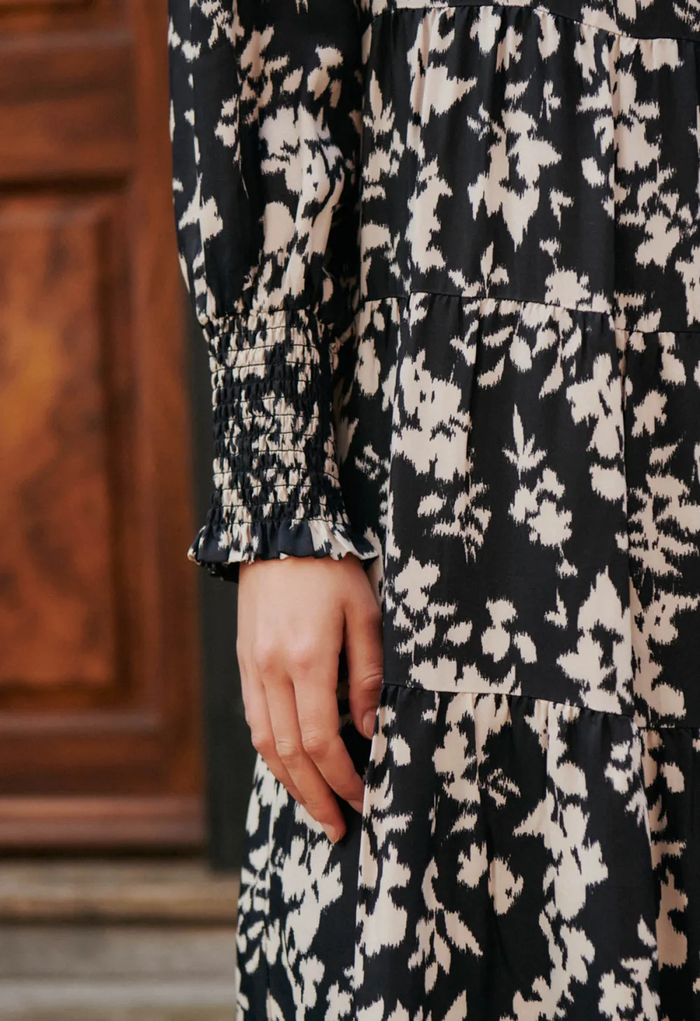 Floral Noir Dress