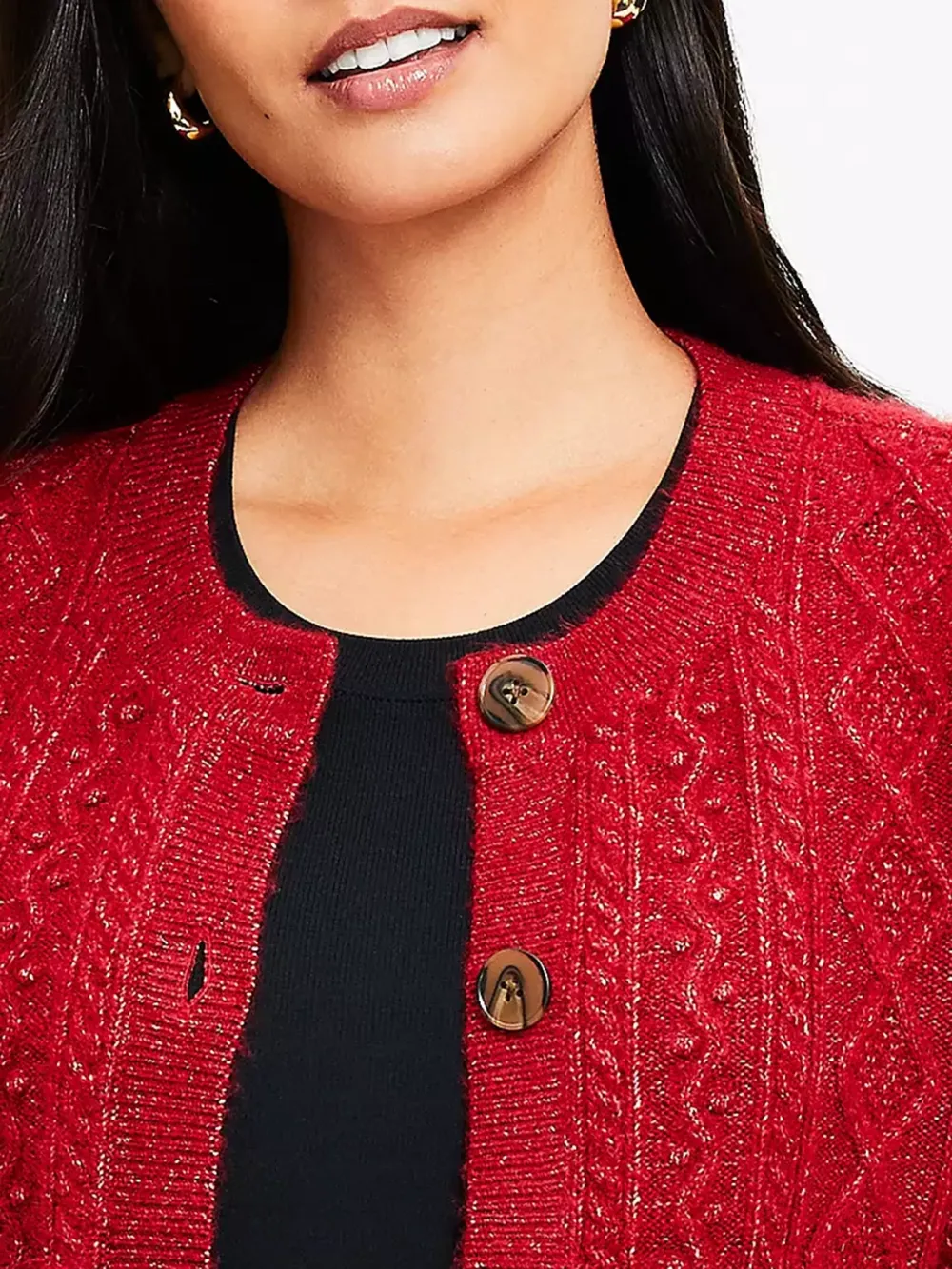 Bobble Cable Cardigan