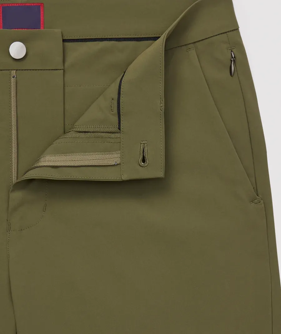 Olive Green Men's Business Trousers