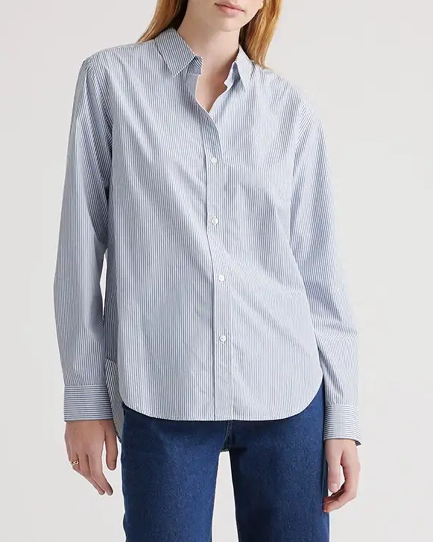 Cotton Poplin Long Sleeve Shirt