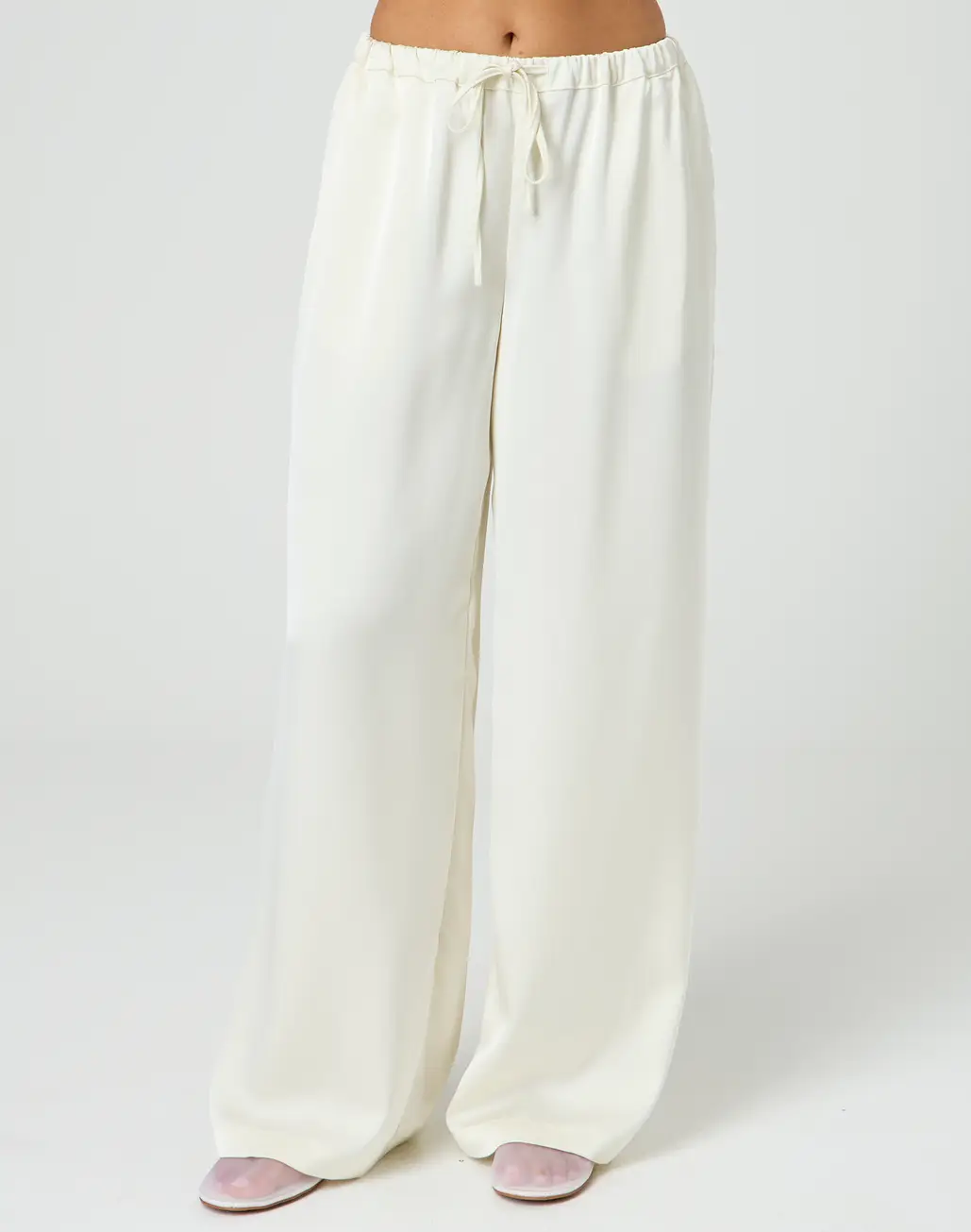 Satin Drawstring Pant