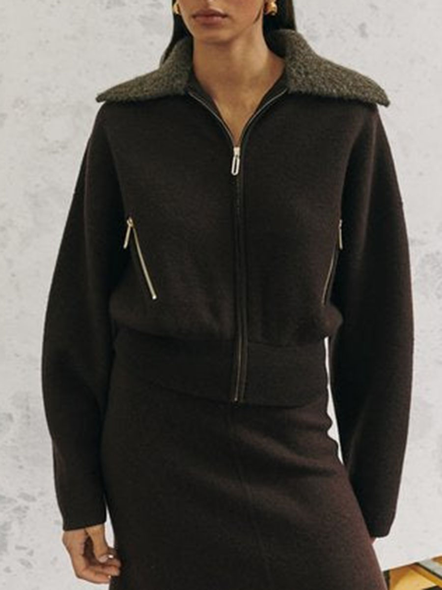 CLEA DAKOTA BOILED WOOL BOMBER