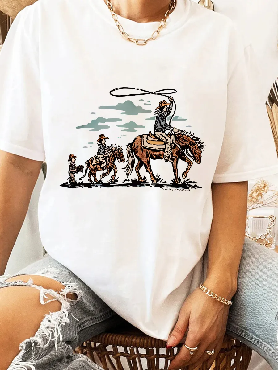 Western Cowboy Athletic T-shirt