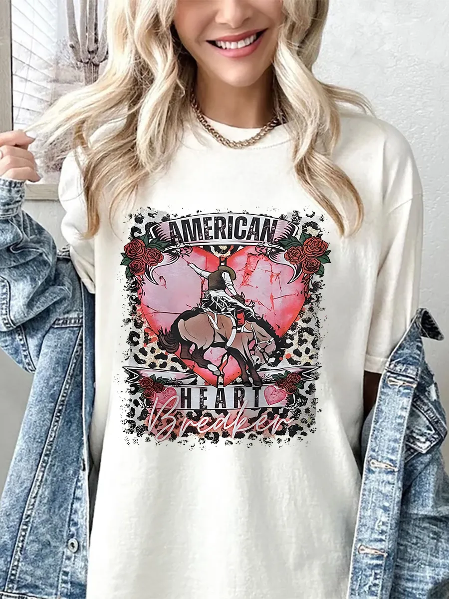 American Heart Breaker Graphic Tee