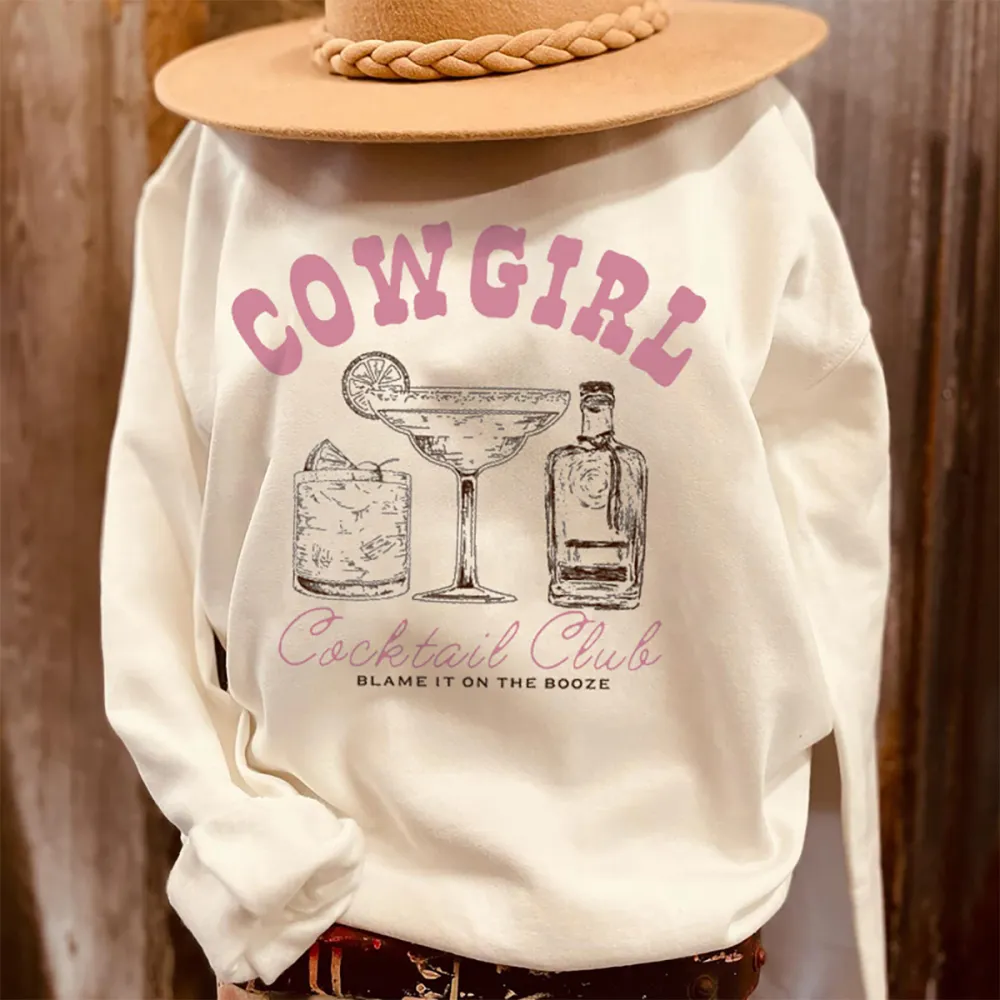 Cowgirls Babe Club Premium Graphic Sweatshirt