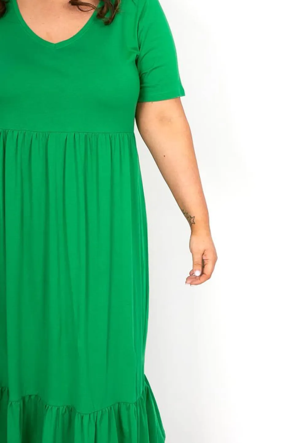 Green Cotton Dress