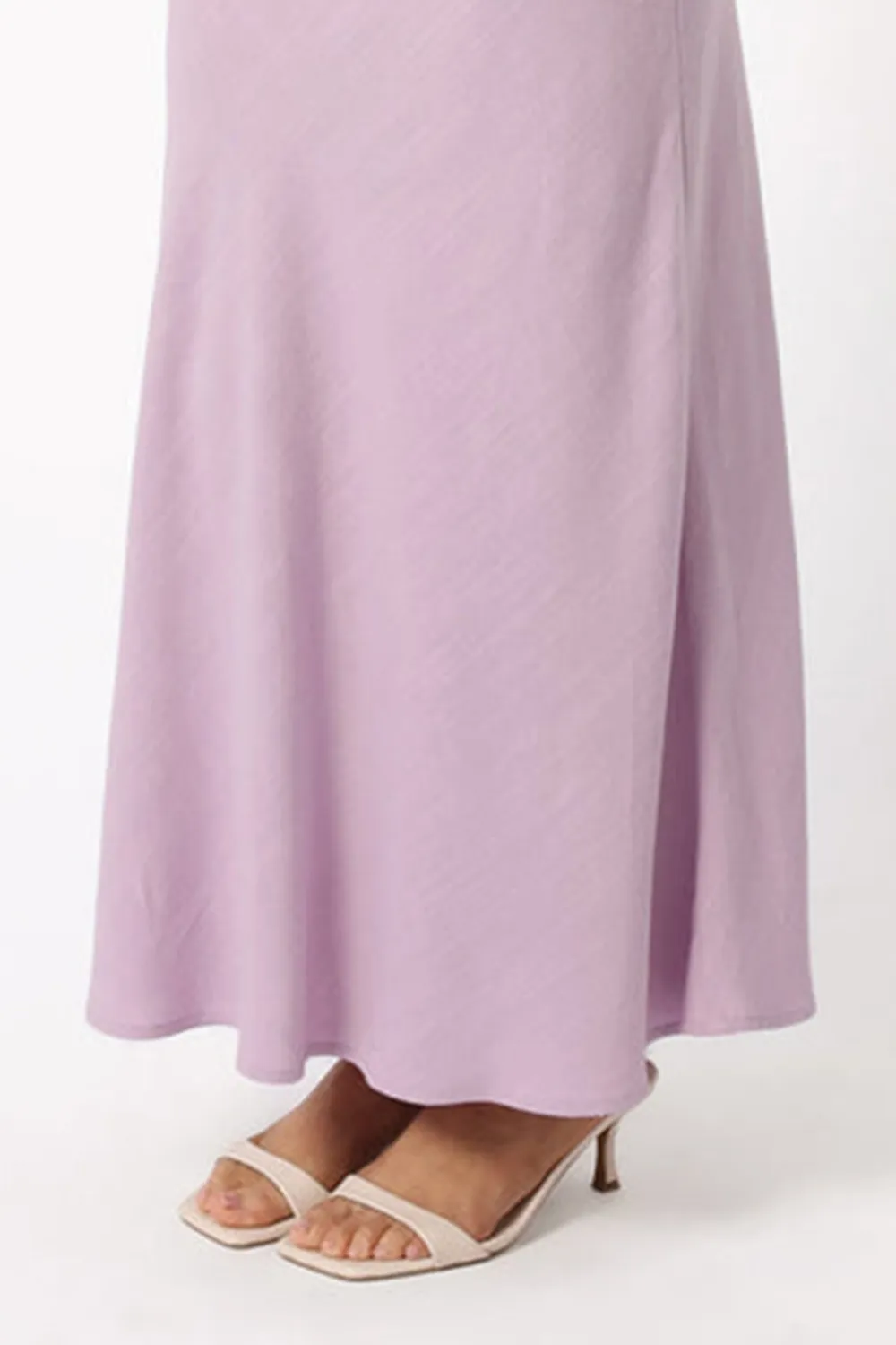 NELLE MIDI SKIRT - LILAC