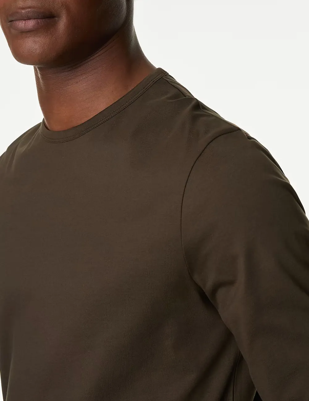 Pure Supima Cotton Long Sleeve T-Shirt