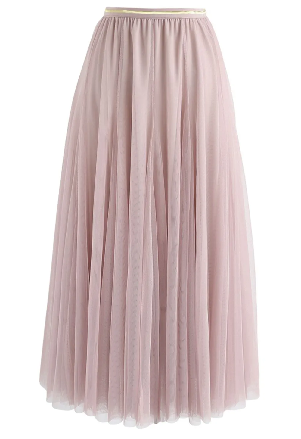 MY SECRET GARDEN TULLE MAXI SKIRT IN PINK