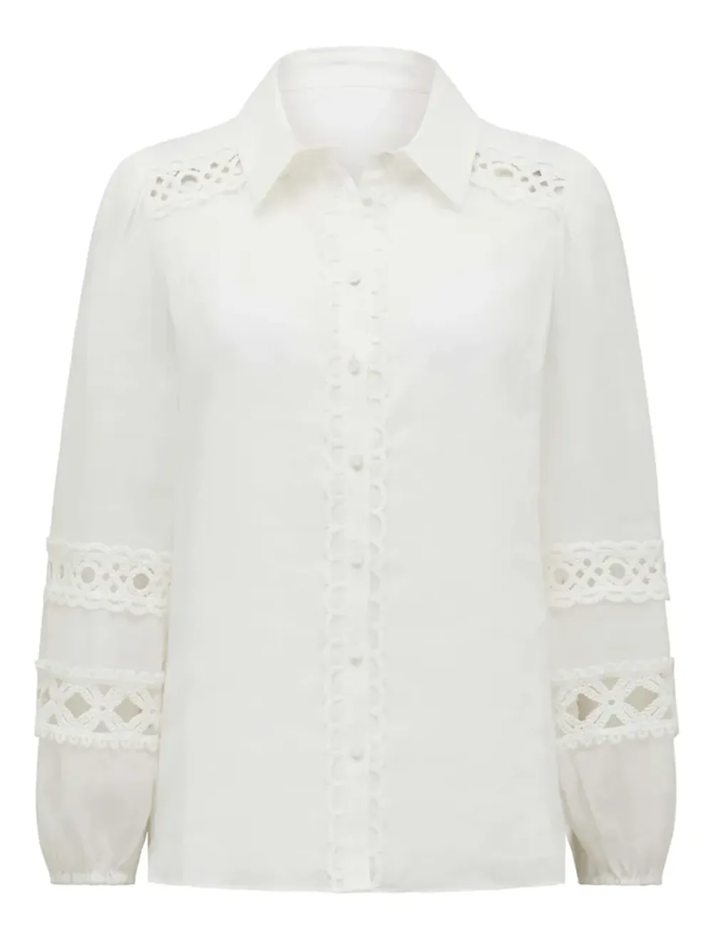 Carina Crochet Trim Shirt