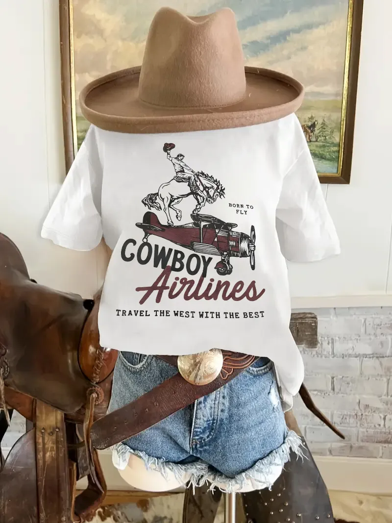 Cowboy Airline Tee