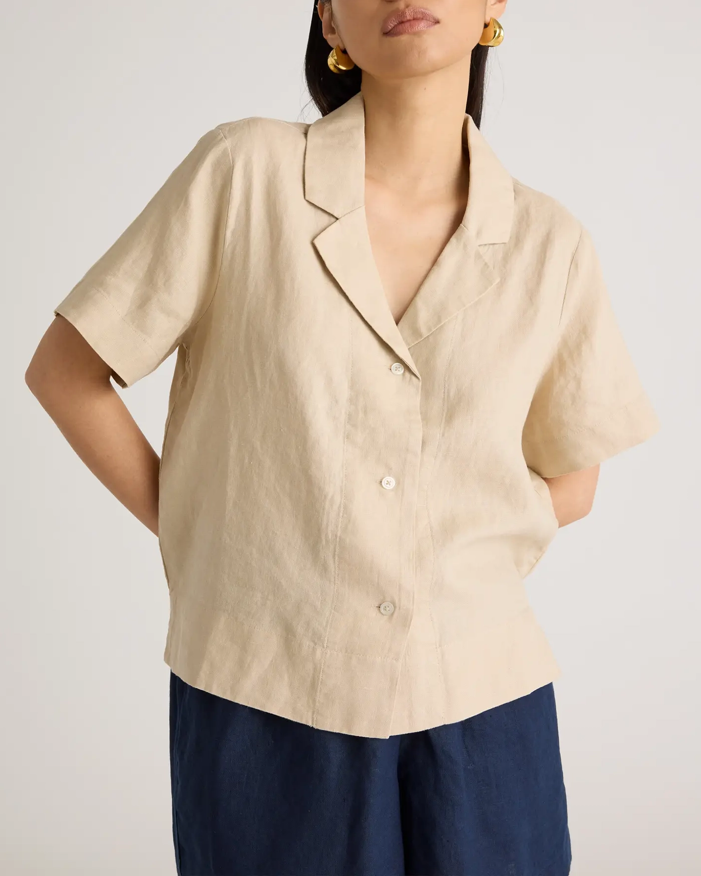 Daily Linen Short Sleeve Shirt