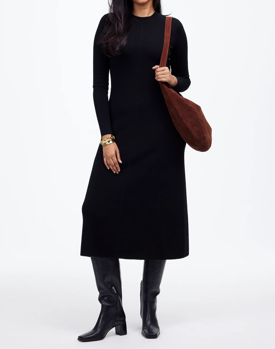 Wool Sweater Maxi Dress