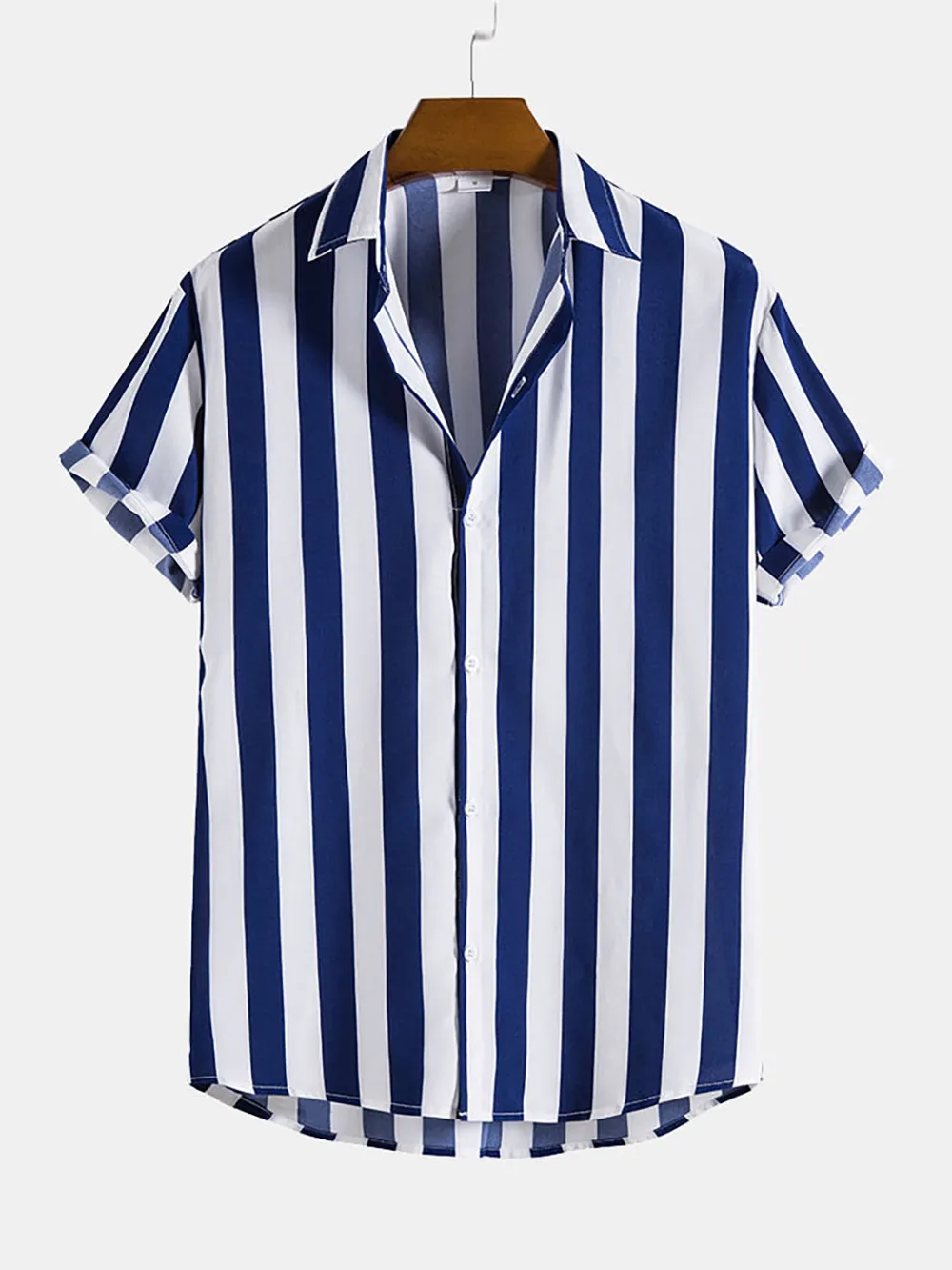 Wide Stripes Cotton Shirts