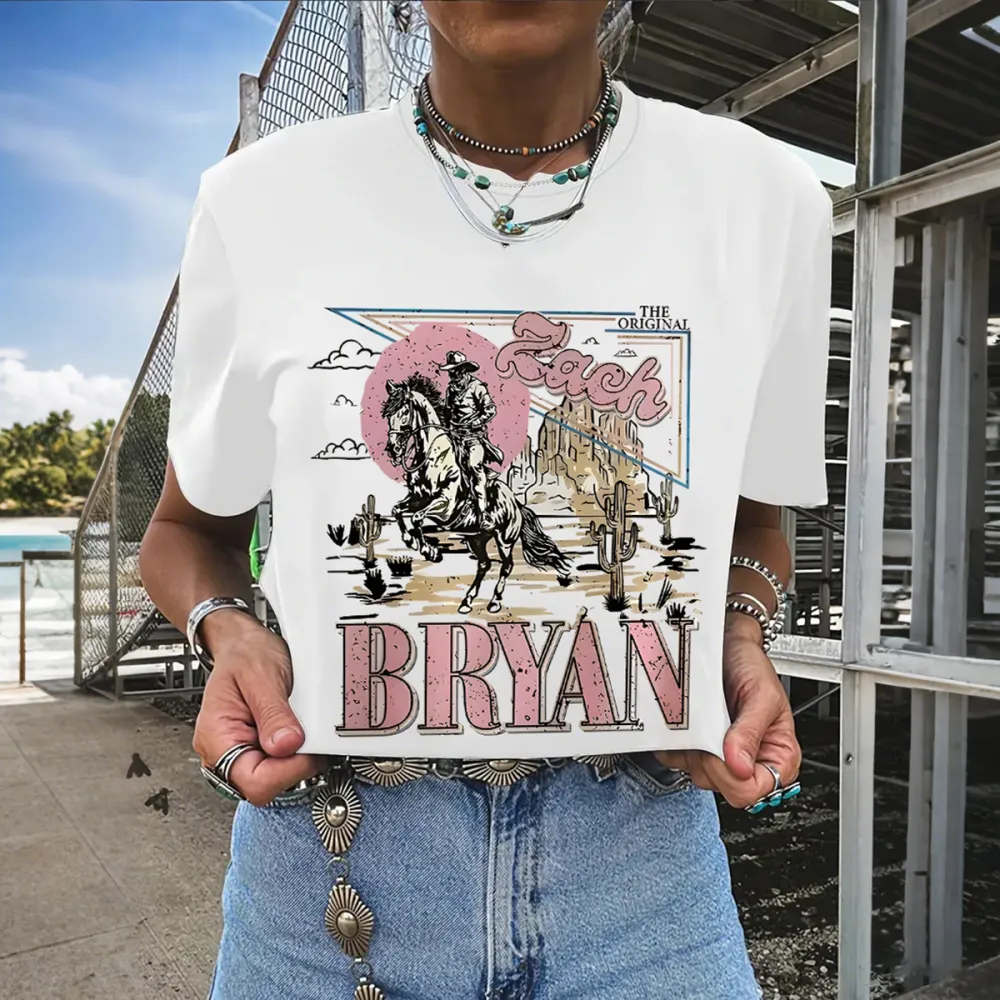 Retro Country Music Graphic T-shirt