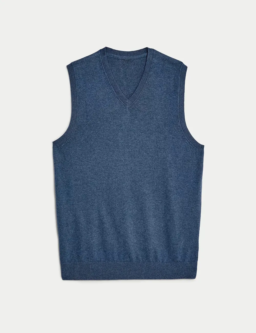 Pure Cotton Sleeveless Jumper