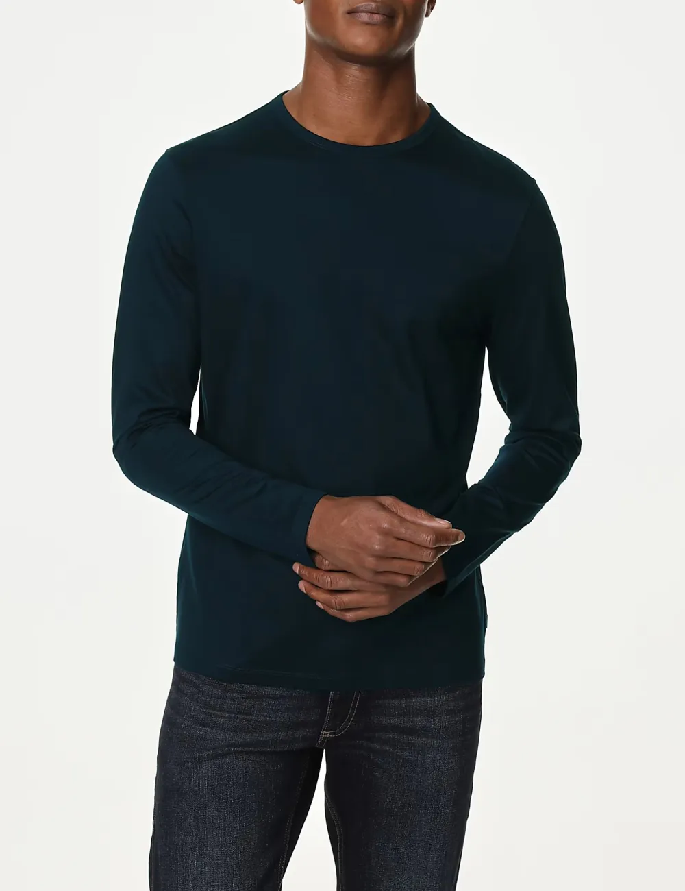 Pure Supima Cotton Long Sleeve T-Shirt