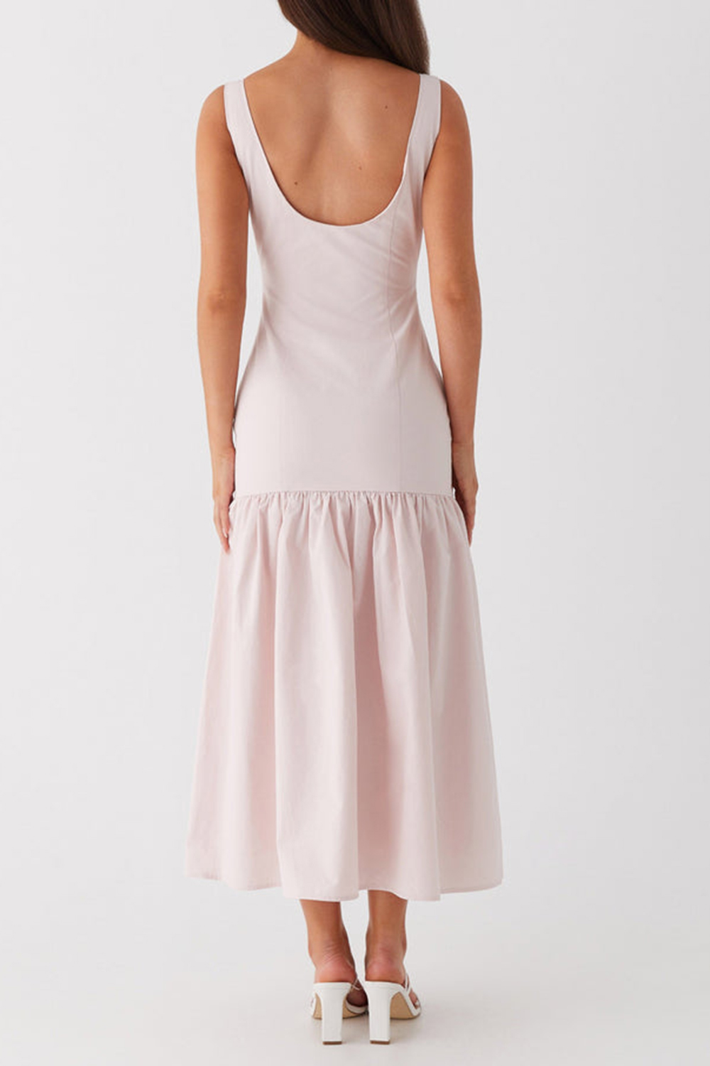 Ladylike Midi Dress - Pink