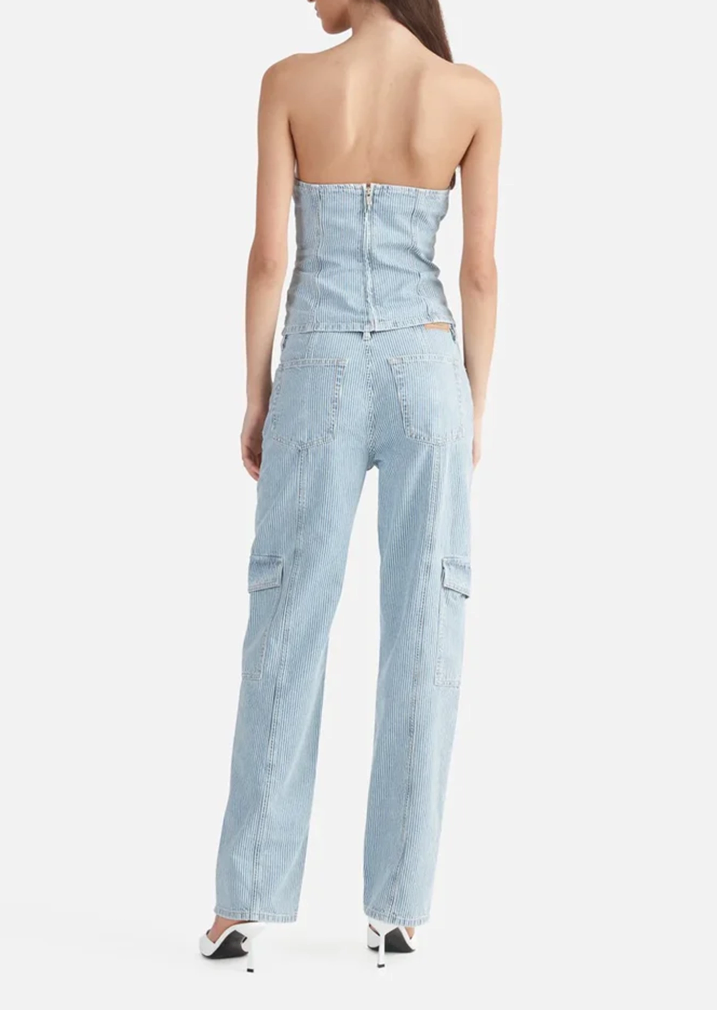 DIANA DENIM UTILITY PANT