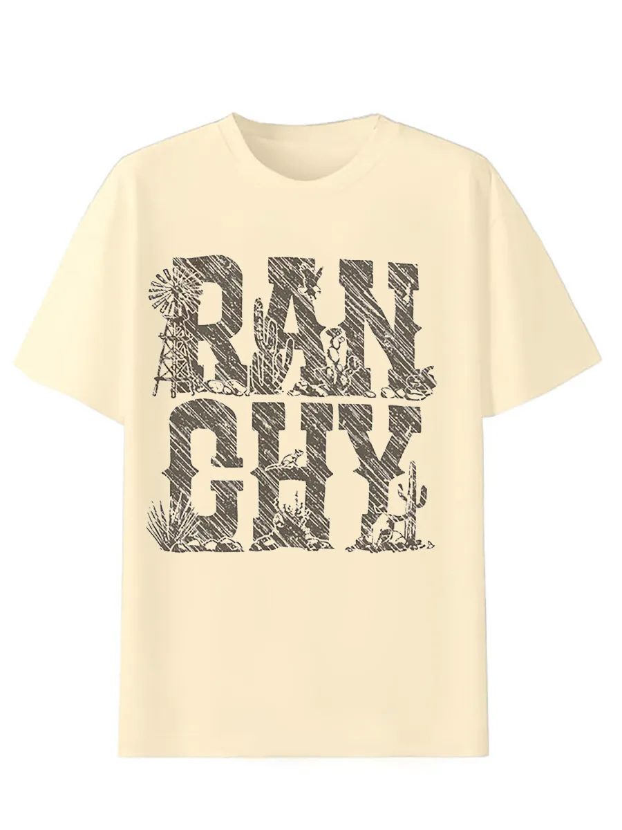 Ranchy Country Western Graphic T-shirt