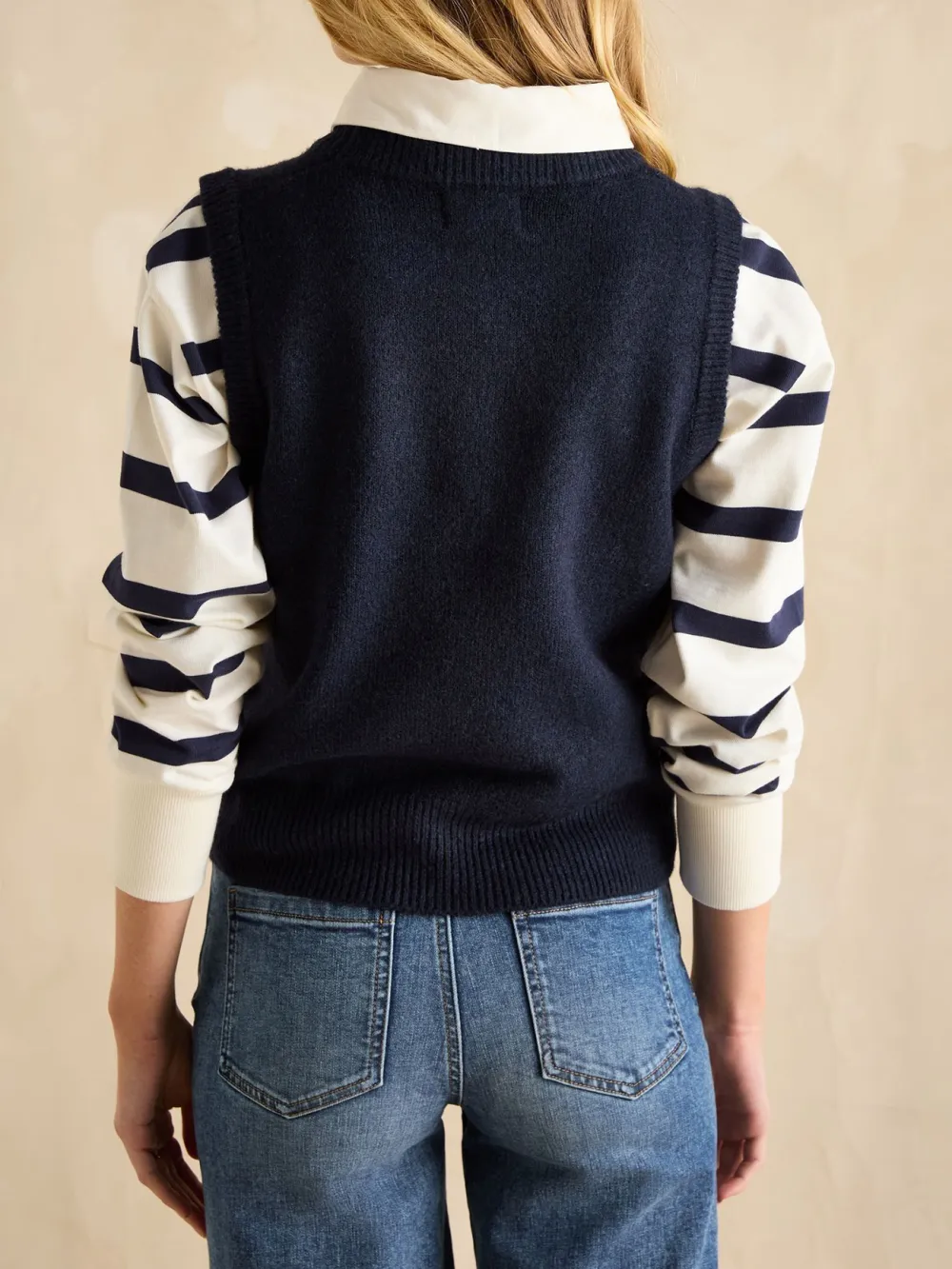 Cracking Navy Intarsia 4x4 Jumper