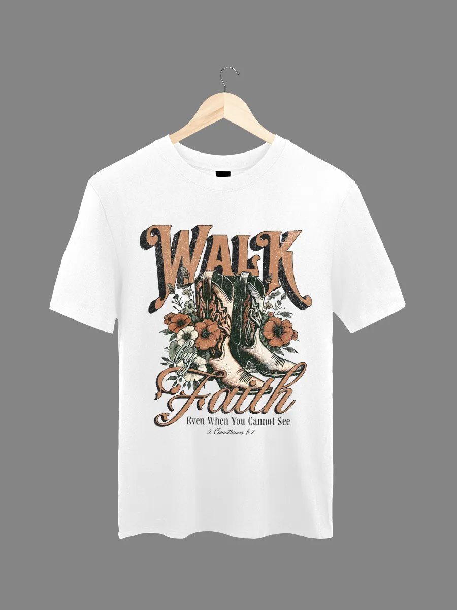 Wander The Desert Heather Peach Graphic T-shirt