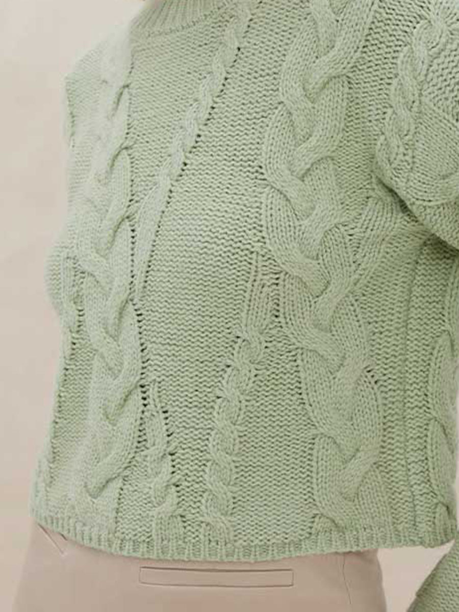 SOVERE STUDIO LINKED CABLE SWEATER