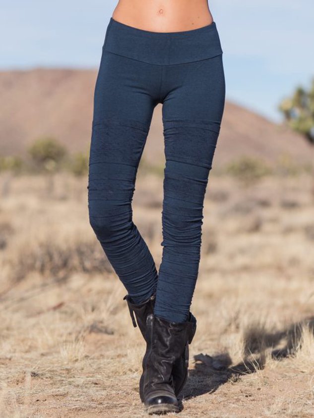 Casual Solid Color Leggings