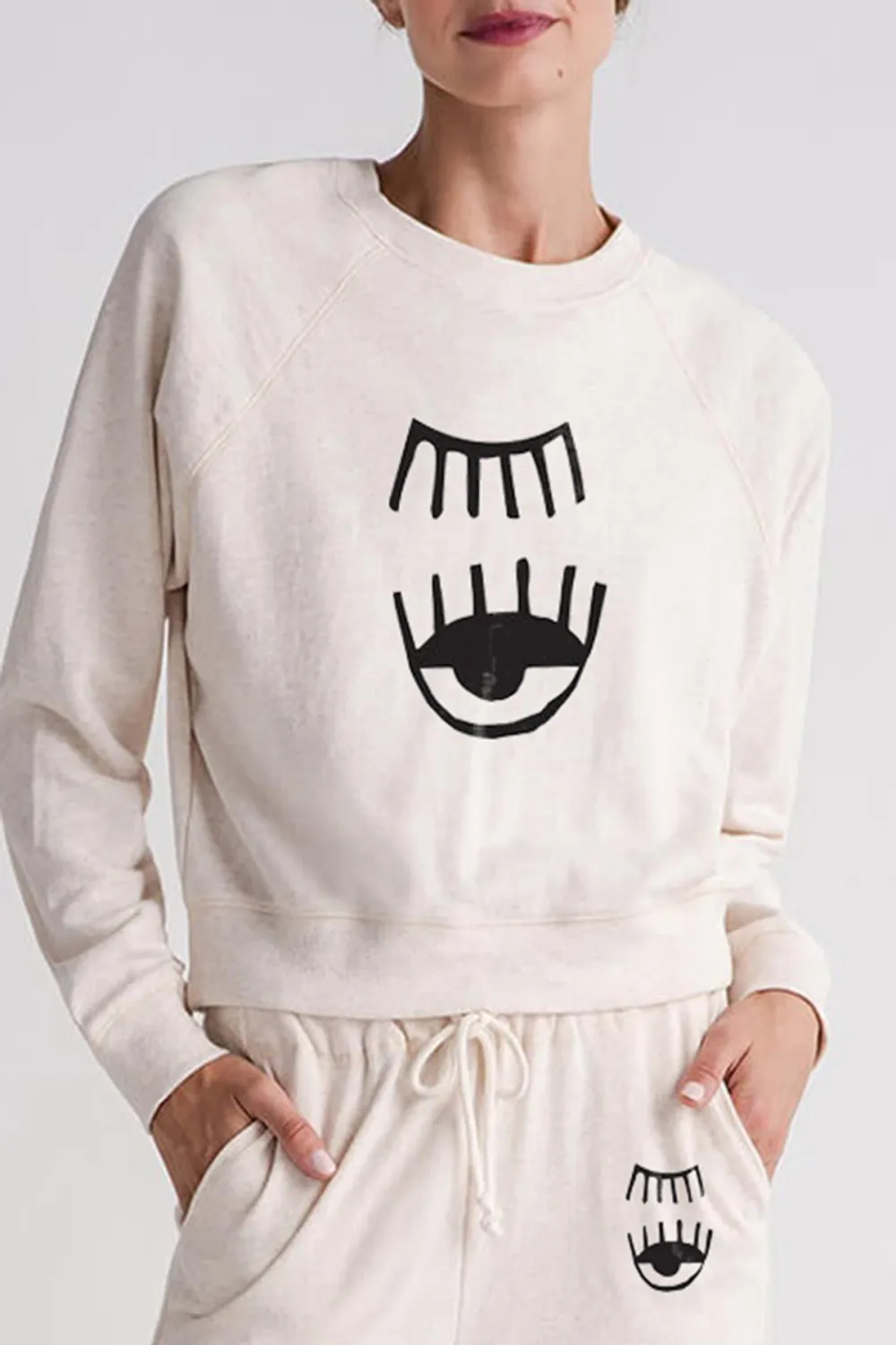 Oatmeal Heather Z Supply Saldana French Terry Sweatshirt