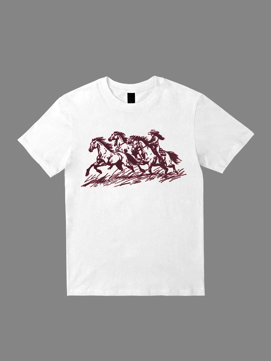 Western graphic T-shirt