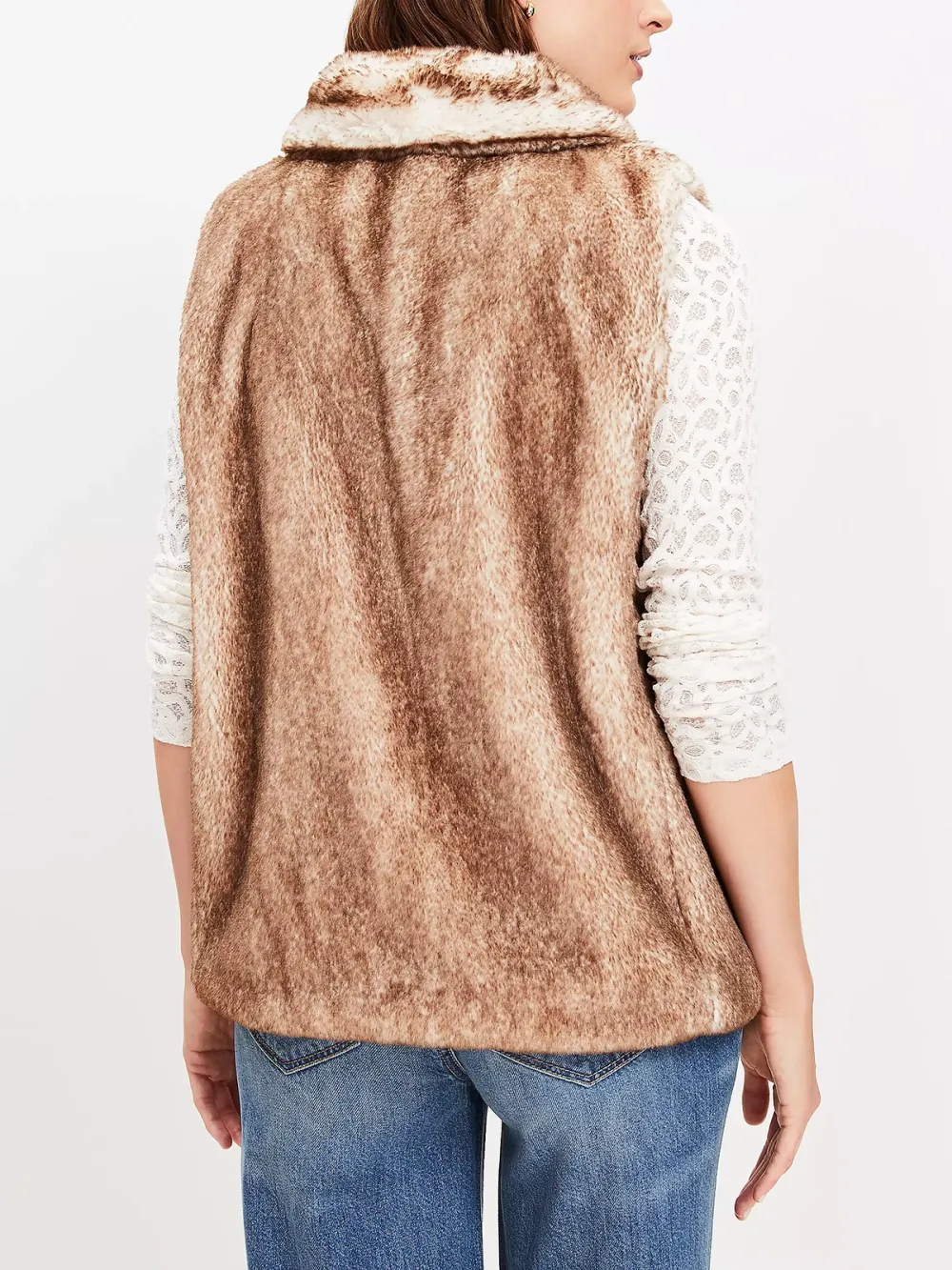 Modern Faux Fur Vest