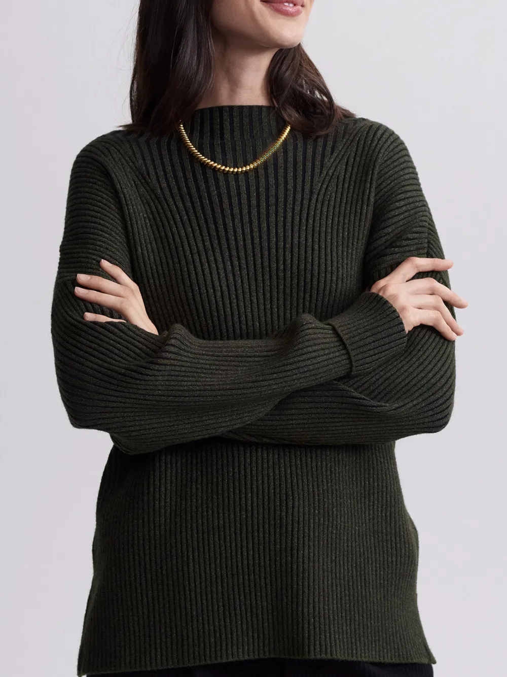 Kingsley Mock Neck Knit