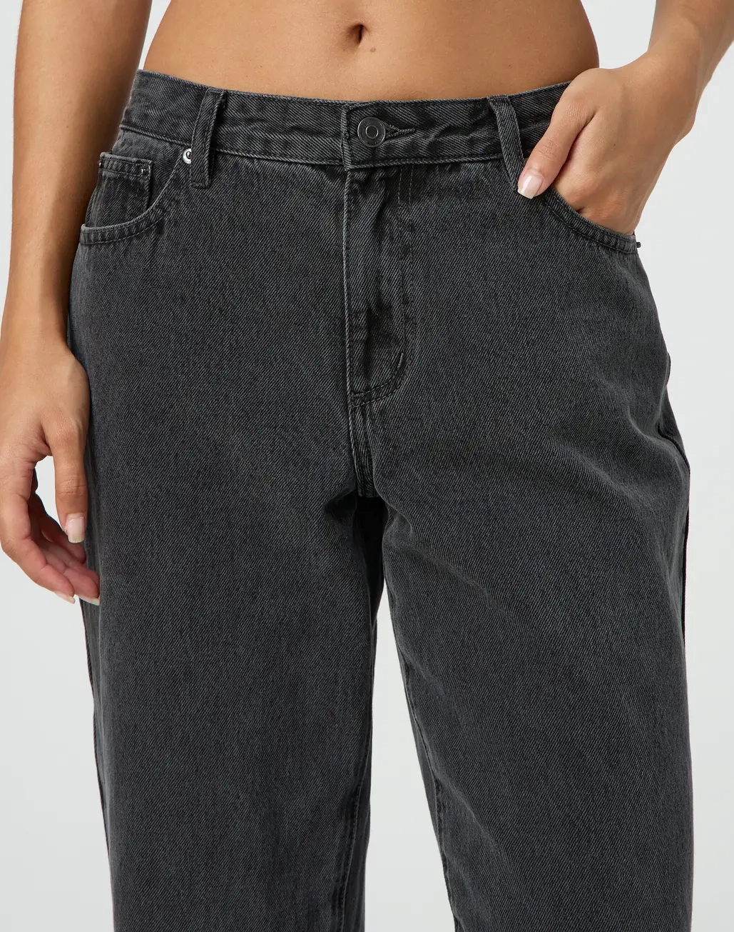 Low Rise Straight Leg Jean